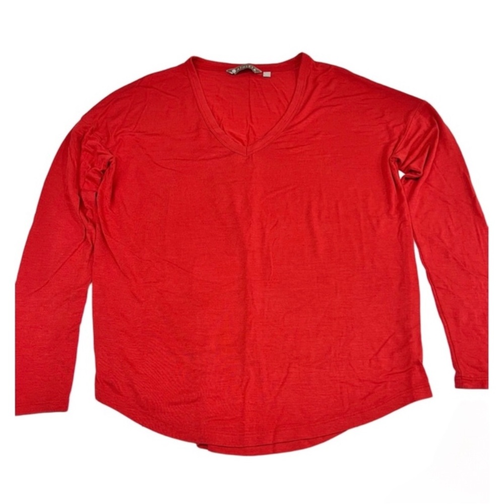 ATHLETA Cloudlight Cowl Red Relaxed Top! - Picture 2 of 5